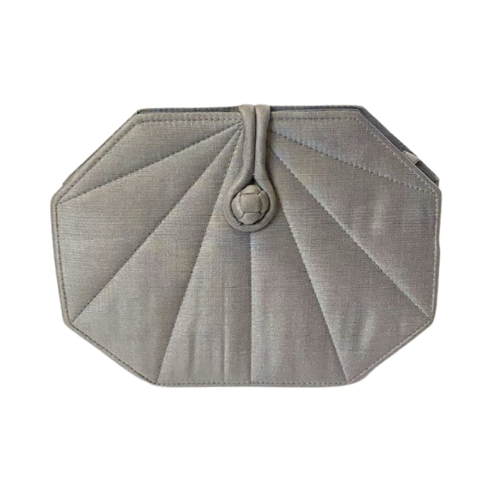Vintage | Jim Thompson Grey Thai Silk Hand Bag